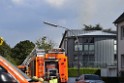 Dachstuhlbrand Koeln Poll Geislarerstr P441